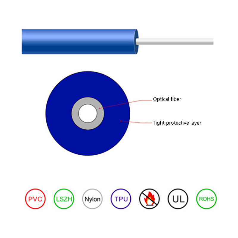 Tight-Buffered Fibra Optic Cable